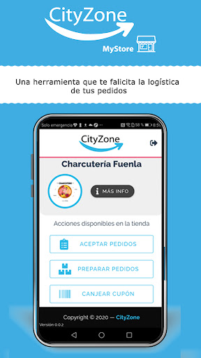 CityZone MyStore Screen 2
