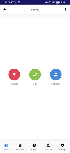 Android application Fontec screenshort