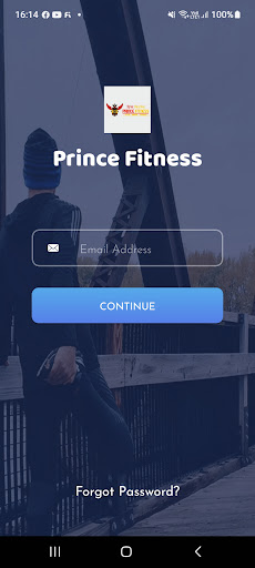 Android application Prince Fitness screenshort