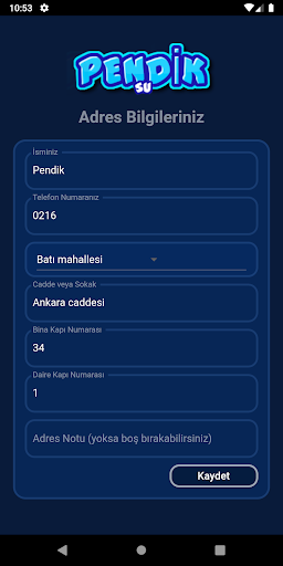 Pendik Su Siparişi Screen 2