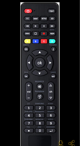 Android application universal tv remote guide screenshort
