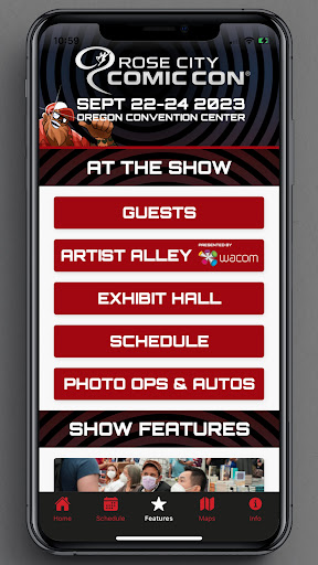 Rose City Comic Con 2023 Screen 2