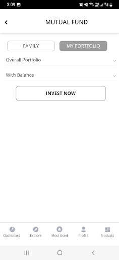 MegaFV - Financial Services Screen 3