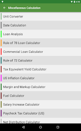 Financial Calculators Pro - Screenshot Image