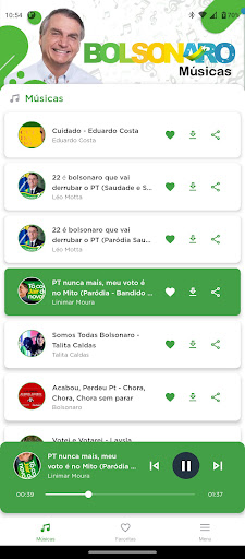 Android application Músicas Bolsonaro 2023 screenshort