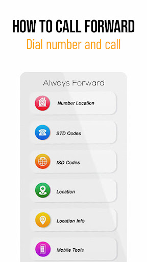 Call Forwarding - Call Divert Screen 2