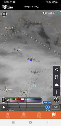 Screenshot of TV6 & FOX UP Weather
