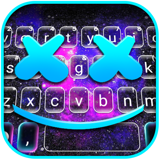 Music DJ Galaxy Keyboard Backg logo