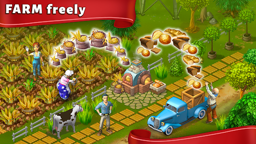 Jane's Farm: Farming games  screenshots 1