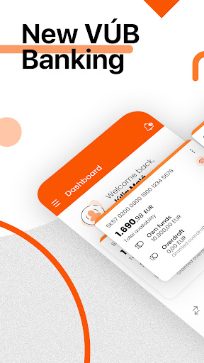 Android application VÚB Banking screenshort