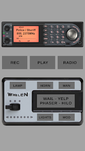 Snímek obrazovky 1 USA Siren Radio Sound Effects android