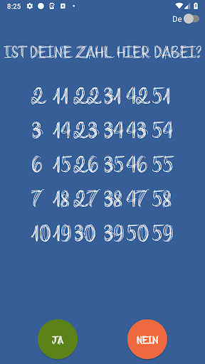 Android application numguess - Number Guess screenshort
