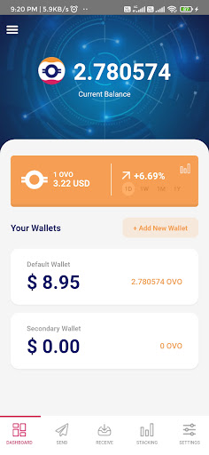 Ovato Wallet Screen 3