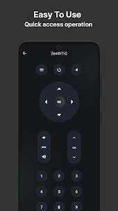 Remote For Zenith TV