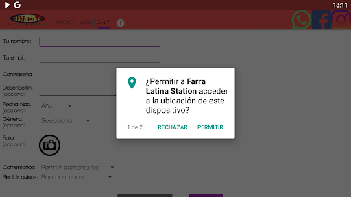 Farra Latina Station Screen 2