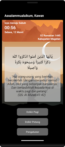 Android application Dzikir Pagi dan Petang Offline screenshort