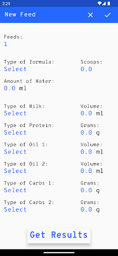NutriCalc Screen 3