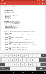 OBDeleven VAG car diagnostics Tangkapan layar