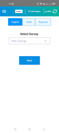 Survey Management V2 Screen 2