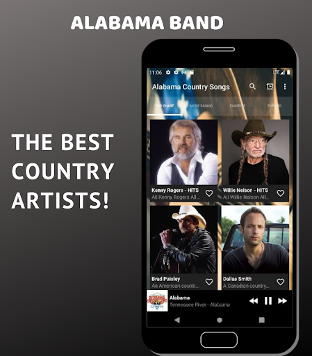 Alabama Radio Country Screen 3