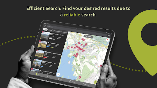 Screenshot of Outdooractive. Hike and Ride