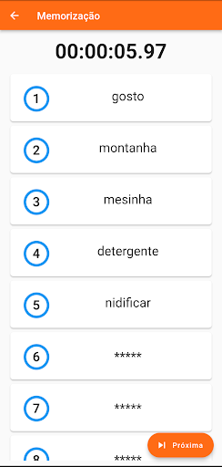 mnemosine - Memória Screen 3