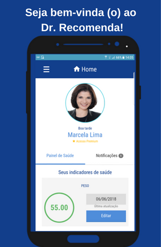 Android application Dr Recomenda screenshort