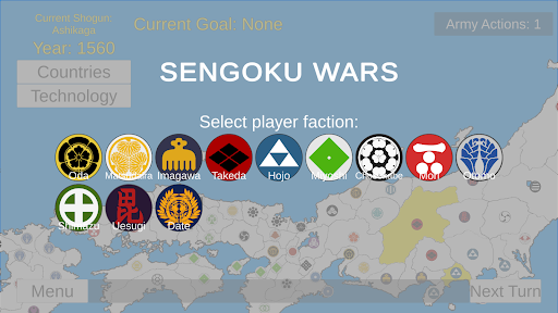 Sengoku Wars Screen 2