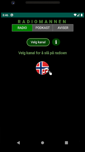 Android application Norsk Radio App - DAB+FM Norge screenshort