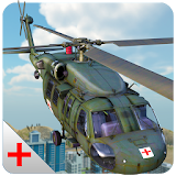 Army Helicopter Ambulance 3D icon