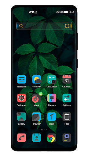 Dark Minimal EMUI 10/11 Theme Screen 2