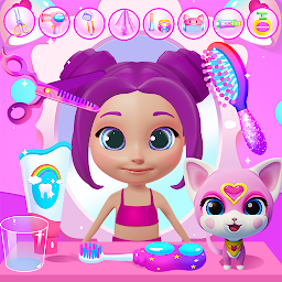 Imagen de ícono de Girl Games: Pet Care & Dressup