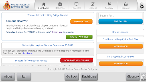 Audrey Grants Better Bridge