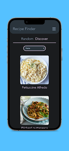 Recipe Finder Screen 2