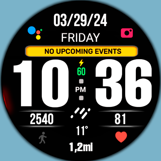 BIG 24 Digital Watchface Logo