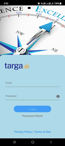 Android application Targa AI screenshort