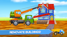 建設機械で家を建てる！子供向けゲームのおすすめ画像2