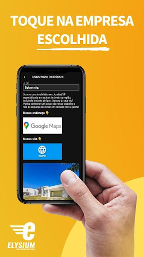 Elysium App - Serviços Screen 3