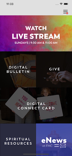 Android application First Methodist Conroe screenshort