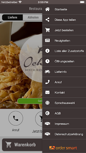 Restaurant Ochsen Screen 3