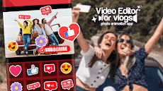 Vlog用ビデオエディタ - 写真 動画 編集 ソフトのおすすめ画像1