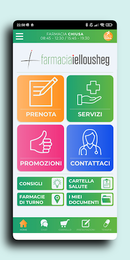 Android application Farmacia Iellousheg screenshort