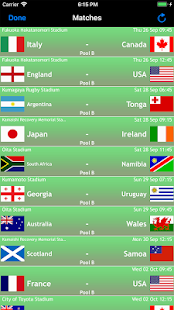 Rugby World App Japan 2019: News Teams Cup Results