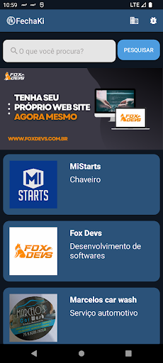 Android application FechaKi screenshort