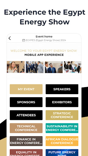 Android application EGYPES (Egypt Energy Show) screenshort