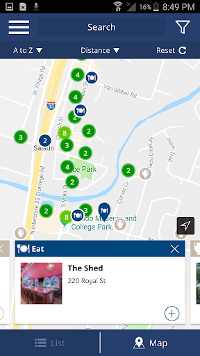 Screenshot of Visit Salado Texas!