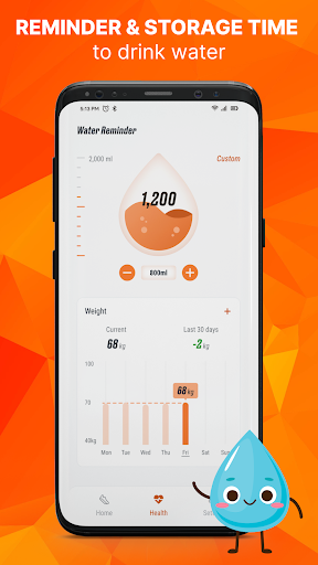 Step counter: Healthcare Check Screenshot 2 - AppWisp.com