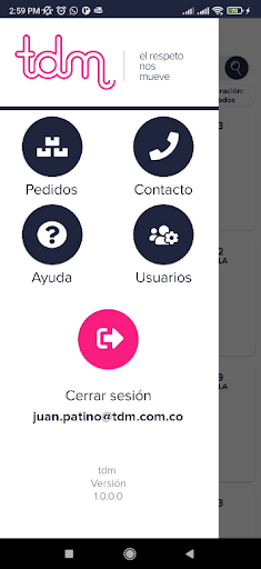 TDM Clientes Screen 3