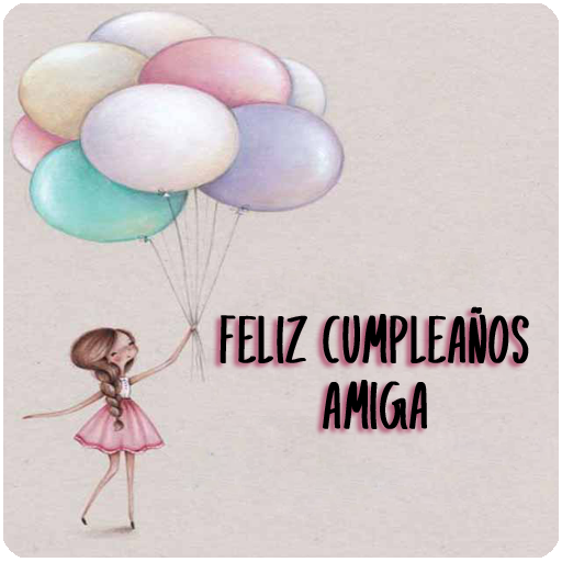 QUERIDA AMIGA FELICIDADES logo