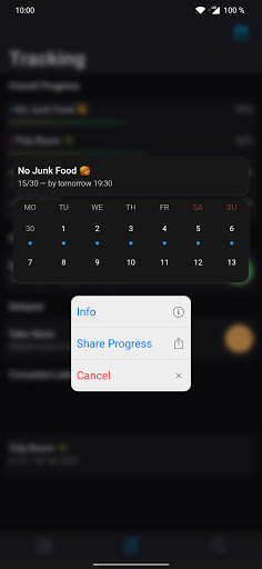 Changelog Habit Tracker